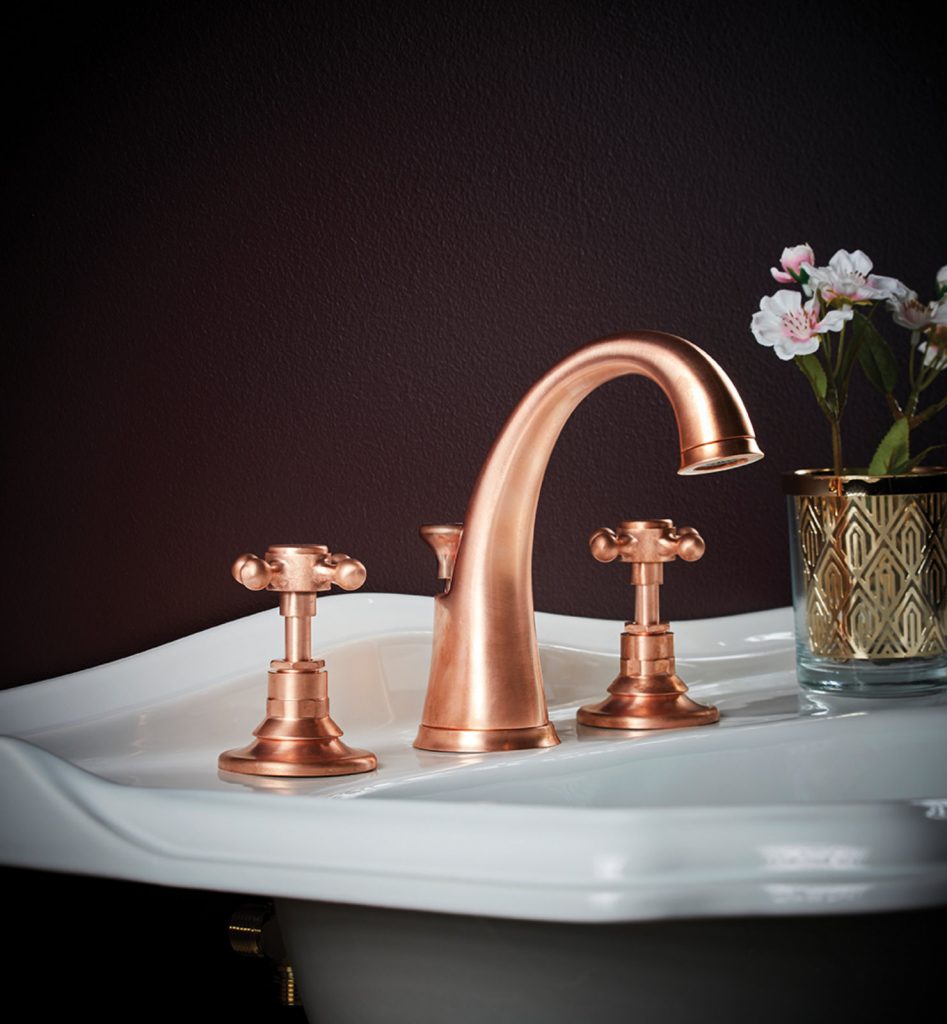 Marflow St James Unlac Copper Basin Taps | Lead Wolf, Peterborough
