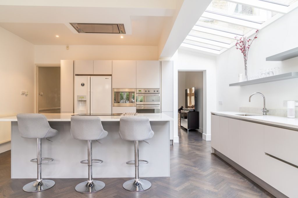 Taupe And Pearl Grey Kitchen | Lead Wolf, Peterborough