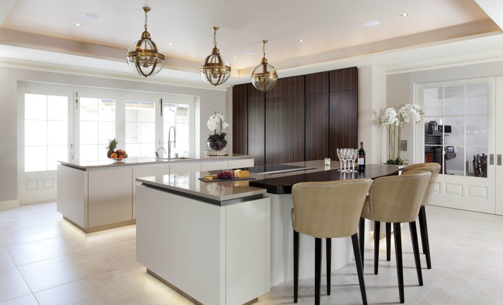 Two Large Kitchen Islands Breakfast Bar Silestone Worktop 2 | Lead Wolf, Peterborough