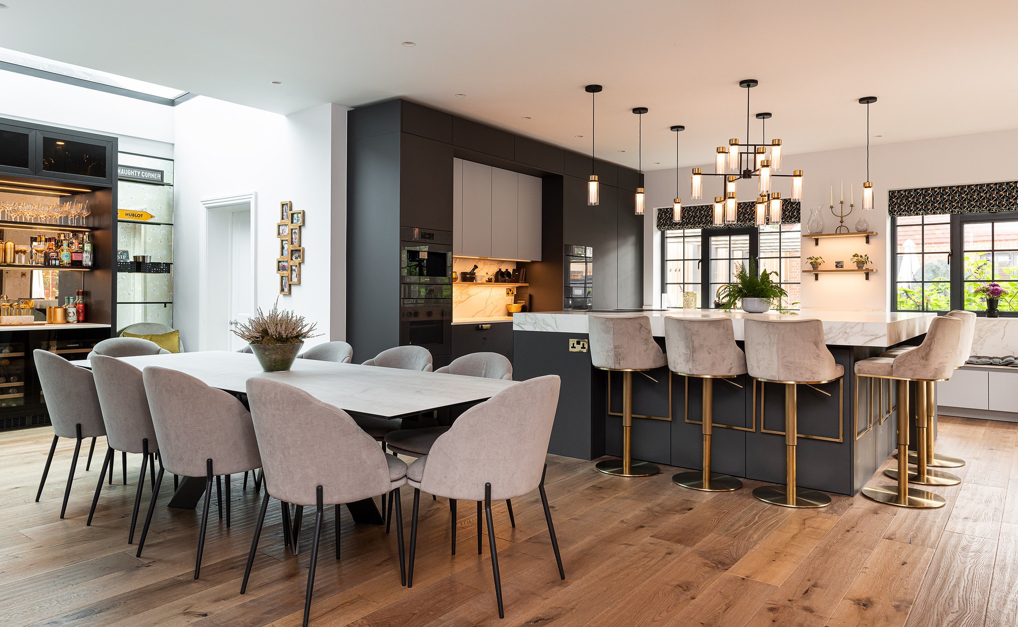 Open plan kitchen with island | Lead Wolf, Peterborough