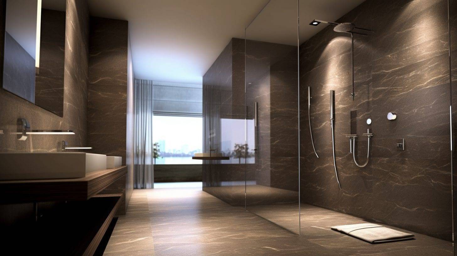 Dark Luxury Wet Room | Lead Wolf, Peterborough